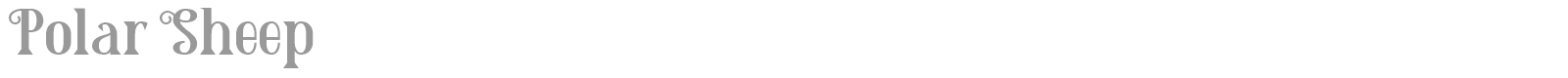 Polar Sheep font preview